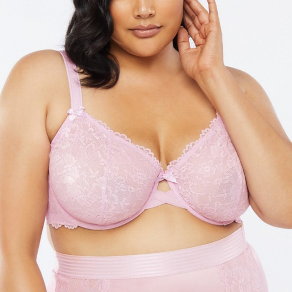 Savage X Fenty Unlined Floral Lace Bra 38DD